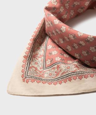 Foulard en coton à motifs fleuris fille vue4 - GEMO (ACCESS) - GEMO