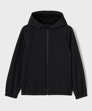 Blouson softshell déperlant intérieur polaire à capuche garçon vue2 - GEMO (JUNIOR) - GEMO