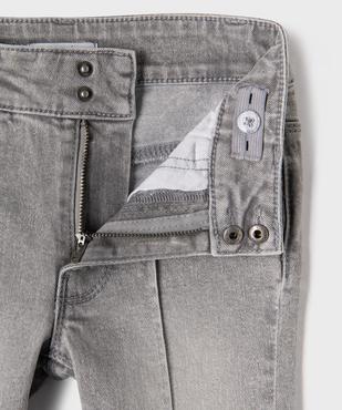 Jean flare en denim de coton stretch fille vue2 - GEMO (ENFANT) - GEMO