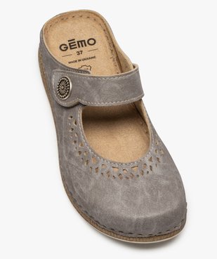 Sabots confort femme dessus ouvert avec bride scratch vue5 - Nikesneakers (CONFORT) - Nikesneakers