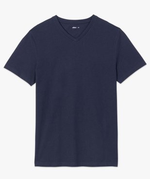 Tee-shirt homme à manches courtes et col V vue4 - GEMO (HOMME) - GEMO