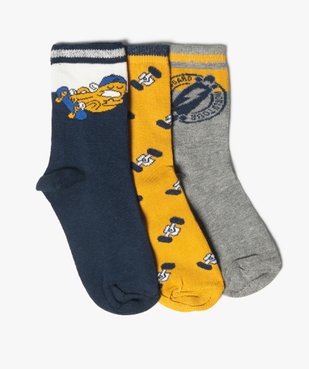 Chaussettes garçon avec motifs skate (lot de 3) vue1 - GEMO (ENFANT) - GEMO