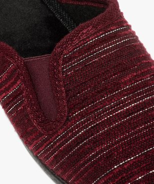 Pantoufles femme mules à talon dessus textile fantaisie vue6 - GEMO(HOMWR FEM) - GEMO