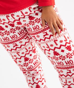 Pyjama de Noël en polaire imprimée femme grande taille vue3 - GEMO(HOMWR FEM) - GEMO