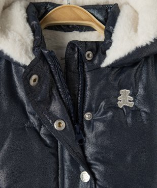 Parka bébé fille pailletée à doublure chaude - LuluCastagnette vue3 - LULUCASTAGNETTE - GEMO