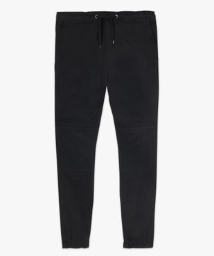 Pantalon homme en toile avec taille et bas élastiqué vue4 - GEMO (HOMME) - GEMO