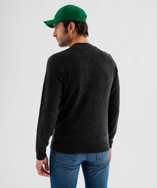 Pull en laine à manches raglan homme vue3 - GEMO (HOMME) - GEMO