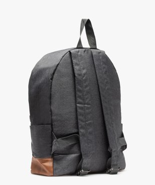 Sac à dos homme bimatière vue2 - GEMO (ACCESS) - GEMO