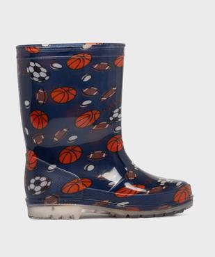 Bottes de pluie à motifs ballons garçon - 5 Miles vue1 - 5 MILES - GEMO
