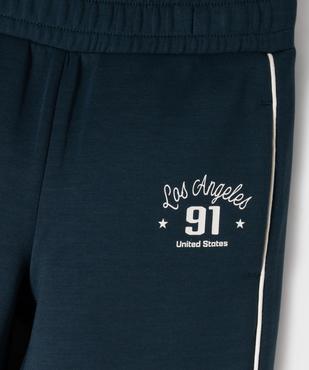 Pantalon de jogging coupe large avec taille ajustable fille vue2 - GEMO (ENFANT) - GEMO