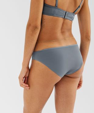 Culottes unies en microfibre femme (lot de 2) vue5 - GEMO 4G FEMME - GEMO