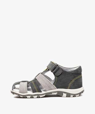 Sandales garçon à scratch à brides multiples en cuir vue3 - Nikesneakers (ENFANT) - Nikesneakers