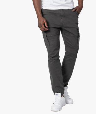 Pantalon homme cargo coupe Straight vue1 - GEMO (HOMME) - GEMO