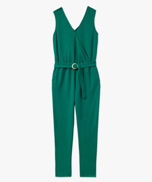 Combinaison pantalon femme avec haut cache-coeur vue4 - GEMO 4G FEMME - GEMO