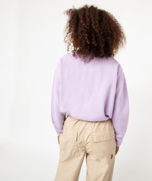 Sweat loose en molleton chaud imprimé femme - Camps United vue3 - CAMPS UNITED - GEMO