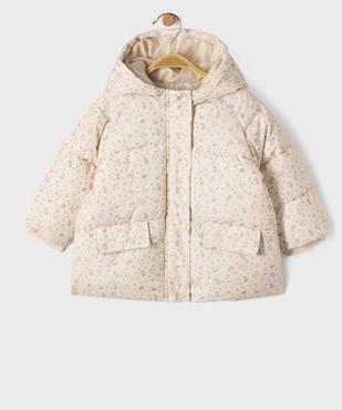 Doudoune à capuche bébé fille vue1 - GEMO(BEBE DEBT) - GEMO