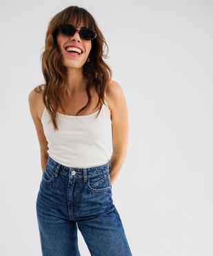 Débardeur uni à fines bretelles femme vue12 - GEMO(FEMME PAP) - GEMO