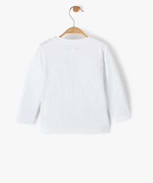 Tee-shirt bébé garçon à manches longues avec message vue3 - GEMO C4G BEBE - GEMO