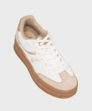 Baskets à plateforme avec touches métallisées femme - Camps United vue5 - CAMPS - GEMO