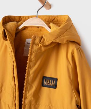 Blouson imperméable à capuche doublé polaire bébé garçon - LuluCastagnette vue3 - LULU CASTAGNETTE GEMO FOR GOOD - GEMO