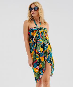 Paréo à motifs fleuris femme vue6 - GEMO (ACCESS) - GEMO
