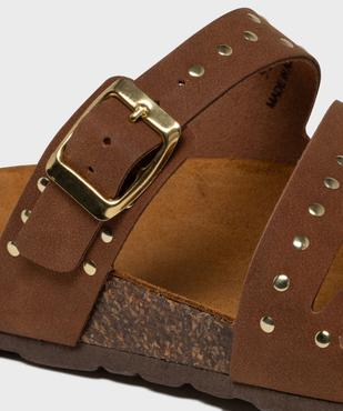 Mules semelle intérieure cuir anatomique  à clous femme vue6 - VALENTINA BALDA - GEMO