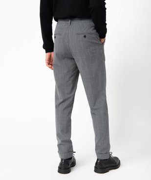 Pantalon homme en toile avec taille ajustable vue3 - GEMO (HOMME) - GEMO