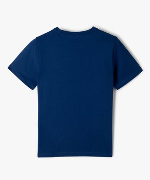 Tee-shirt garçon à manches courtes imprimé - Minecraft vue4 - MINECRAFT - GEMO