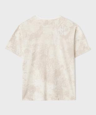 Tee-shirt manches courtes imprimé coupe oversize garçon vue3 - GEMO 4G GARCON - GEMO