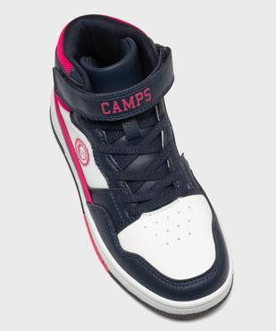 Baskets mid-cut à lacets élastiques et scratch fille - Camps United vue6 - CAMPS GEMO FOR GOOD - GEMO
