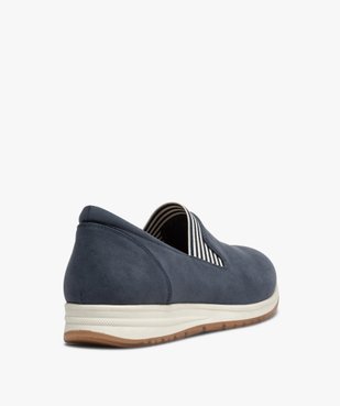 Mocassins femme sport à ouverture élastiquée vue4 - GEMO (CASUAL) - GEMO