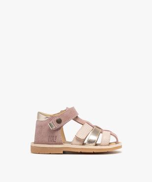 Chaussures de marche bébé fille en cuir - NA! vue1 - NA! - GEMO