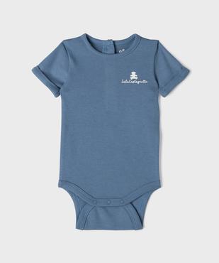 Ensemble 2 pièces bébé garçon salopette en maille et body - LuluCastagnette vue6 - LULUCASTAGNETTE - GEMO