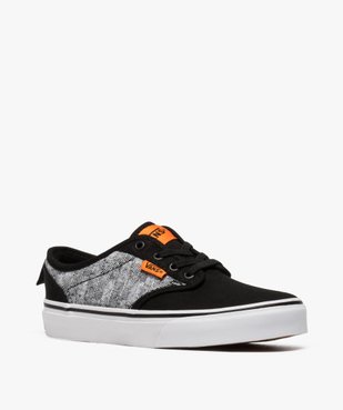 Baskets basses garçon en toile bicolore – Vans Atwood Slip On vue2 - VANS - GEMO
