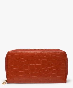 Portefeuille femme en matière texturée vue1 - GEMO (ACCESS) - GEMO
