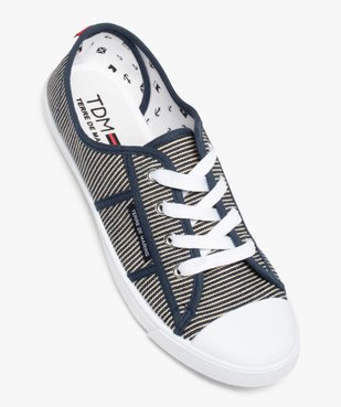 Baskets femme en toile à bout renforcé – Terre de Marins vue5 - TERRE DE MARINS - GEMO