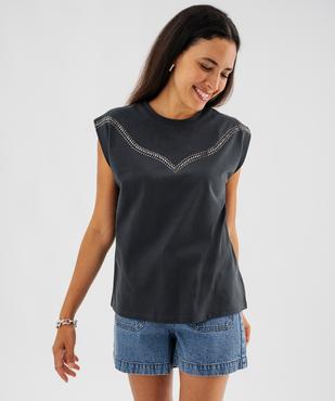 Short en jean ample taille haute avec poches sur l’avant femme vue1 - GEMO 4G FEMME - GEMO