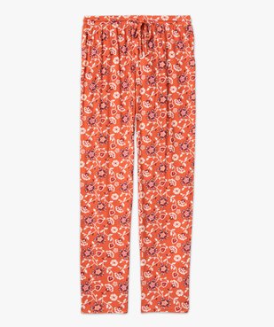 Pantalon de pyjama femme à motifs vue4 - GEMO(HOMWR FEM) - GEMO