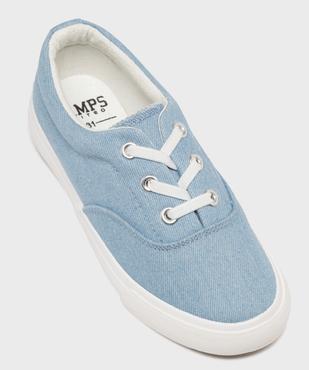 Tennis en toile avec lacets élastiques garçon - Camps United vue5 - CAMPS GEMO FOR GOOD - GEMO