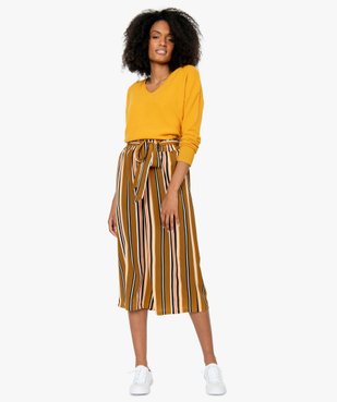 Pantacourt femme large vue5 - GEMO(FEMME PAP) - GEMO
