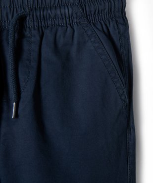 Pantalon jogger en toile garçon vue2 - GEMO (ENFANT) - GEMO