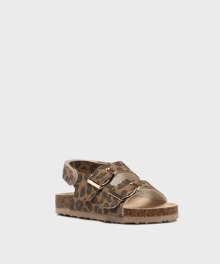 Sandales 2 brides à motif léopard fille - Lovely Wings vue2 - LOVELY WINGS - GEMO