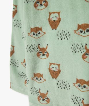 Pyjama fille avec motifs animaux de la forêt vue2 - GEMO (ENFANT) - GEMO