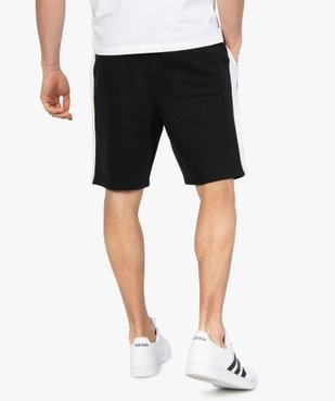 Bermuda homme en maille extensible avec bandes contrastantes vue3 - GEMO (HOMME) - GEMO