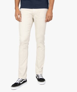 Pantalon homme 5 poches coupe Straight vue1 - GEMO (HOMME) - GEMO