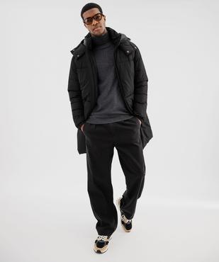 Doudoune longue à col montant et capuche homme vue5 - GEMO 4G HOMME - GEMO