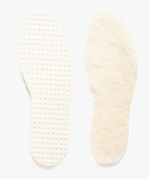 Semelles hiver en laine et latex vue1 - GEMO(ENTRETIEN) - GEMO