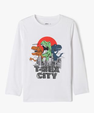 T-shirt manches longues imprimé garçon vue1 - GEMO (ENFANT) - GEMO