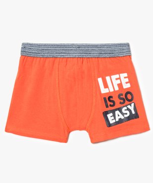 Lot de 2 boxers imprimés vue2 - GEMO (ENFANT) - GEMO