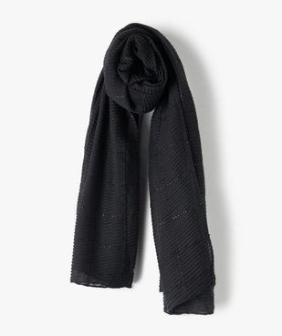 Foulard femme à carreaux pailletés vue1 - Nikesneakers (ACCESS) - Nikesneakers